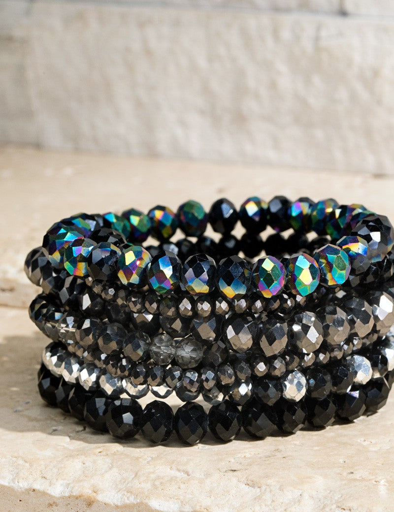 Glass Bead Bracelet Set