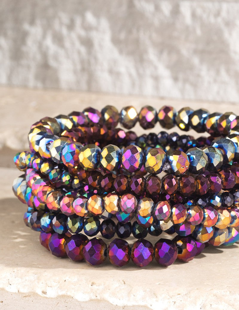 Glass Bead Bracelet Set