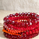 Glass Bead Bracelet Set
