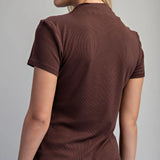 The Cocoa Hour Ribbed Top