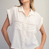 Classic Charm Button Top