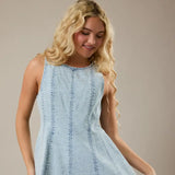 Until Daylight Denim Romper