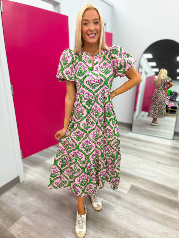 The Market Day Midi | Pink