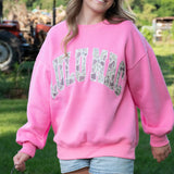 Camo Sweatshirt Bubblegum | LULU MAC