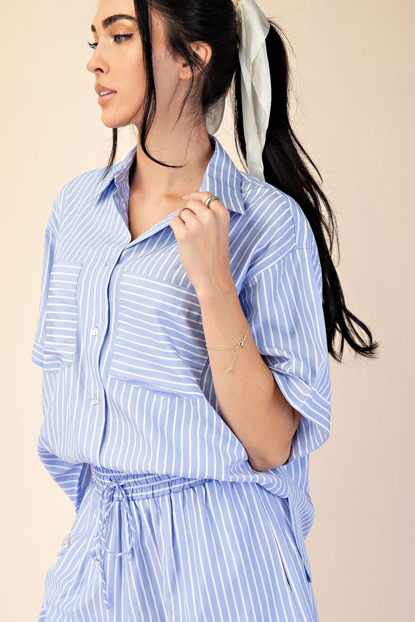 Blue Skies Stripe Set