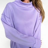 Color Me Comfy Mock Neck Sweatshirt