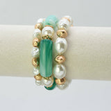 Pearl 3 Piece Bracelet Stack
