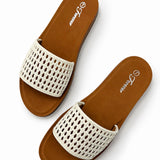 The Loom Sandal | White