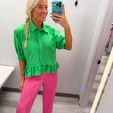 Hot Pink Seam Pants