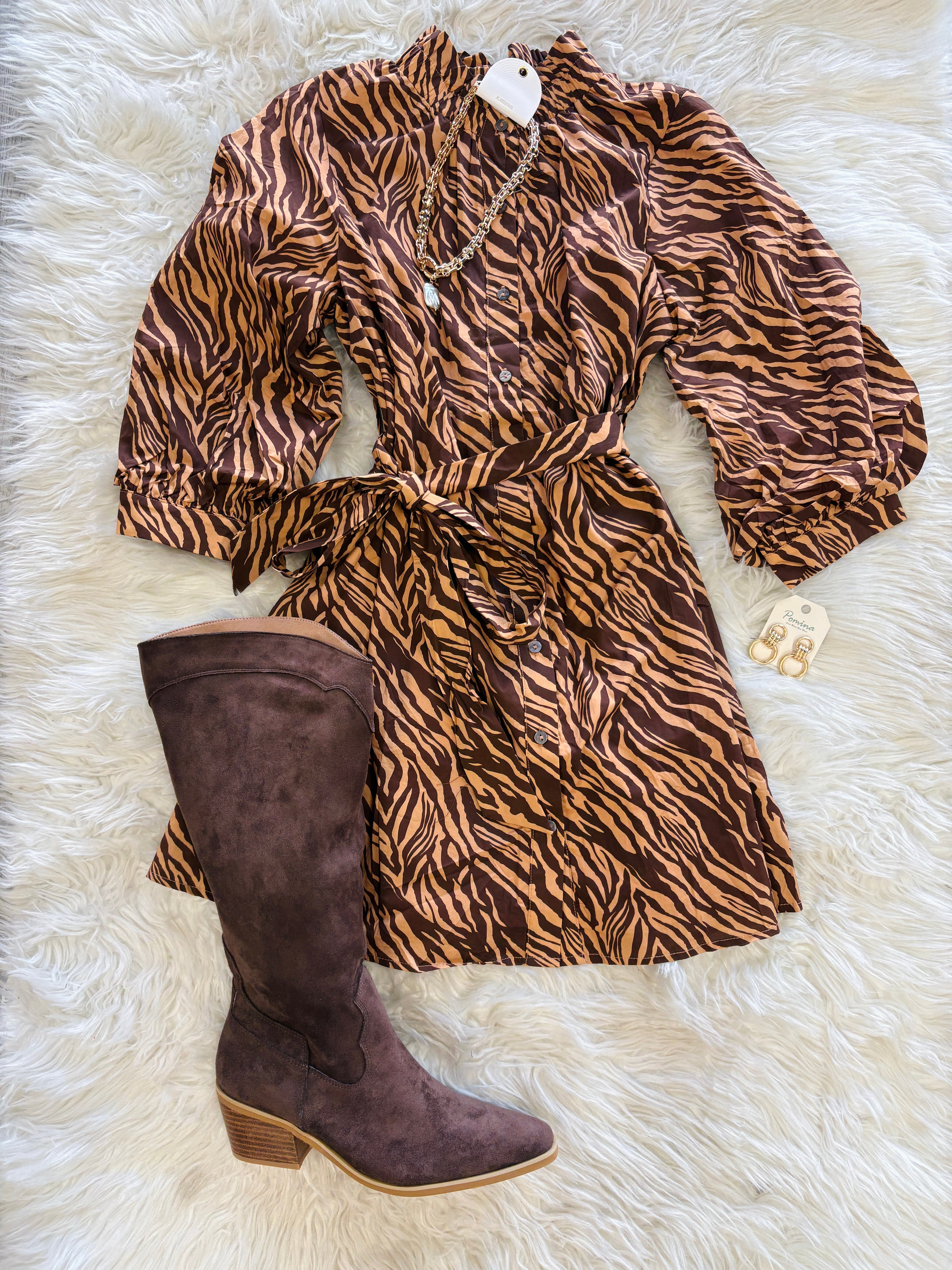 Into the Wild Mini Dress