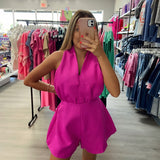 Enchanted With You High Neck Romper