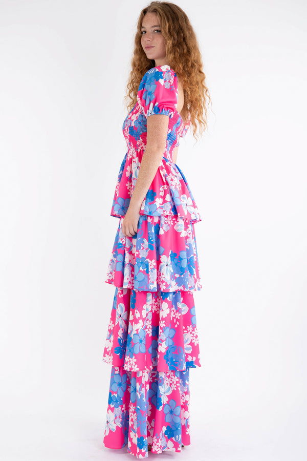 Shower Me In Flowers Maxi Dress