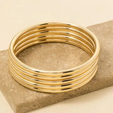 Bangle Set Gold | 5 Piece