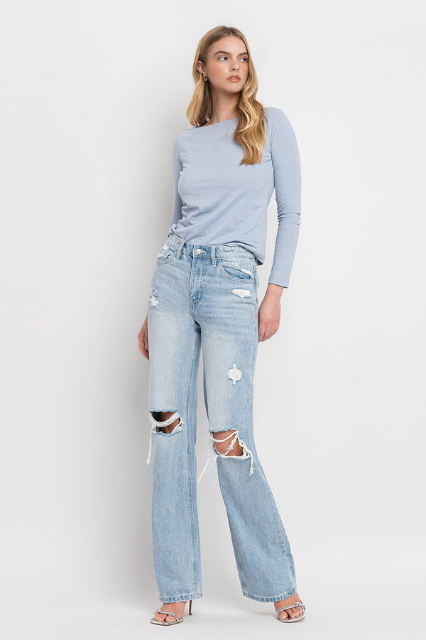 The Tamara Denim - 90's High Rise Flare Jeans