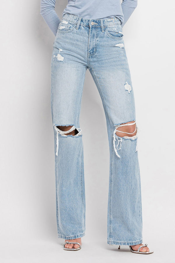 The Tamara Denim - 90's High Rise Flare Jeans