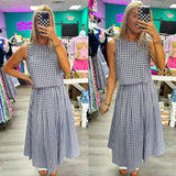 Sunday In Savannah Gingham Skirt Set