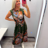 Floral Elegance Midi | Green
