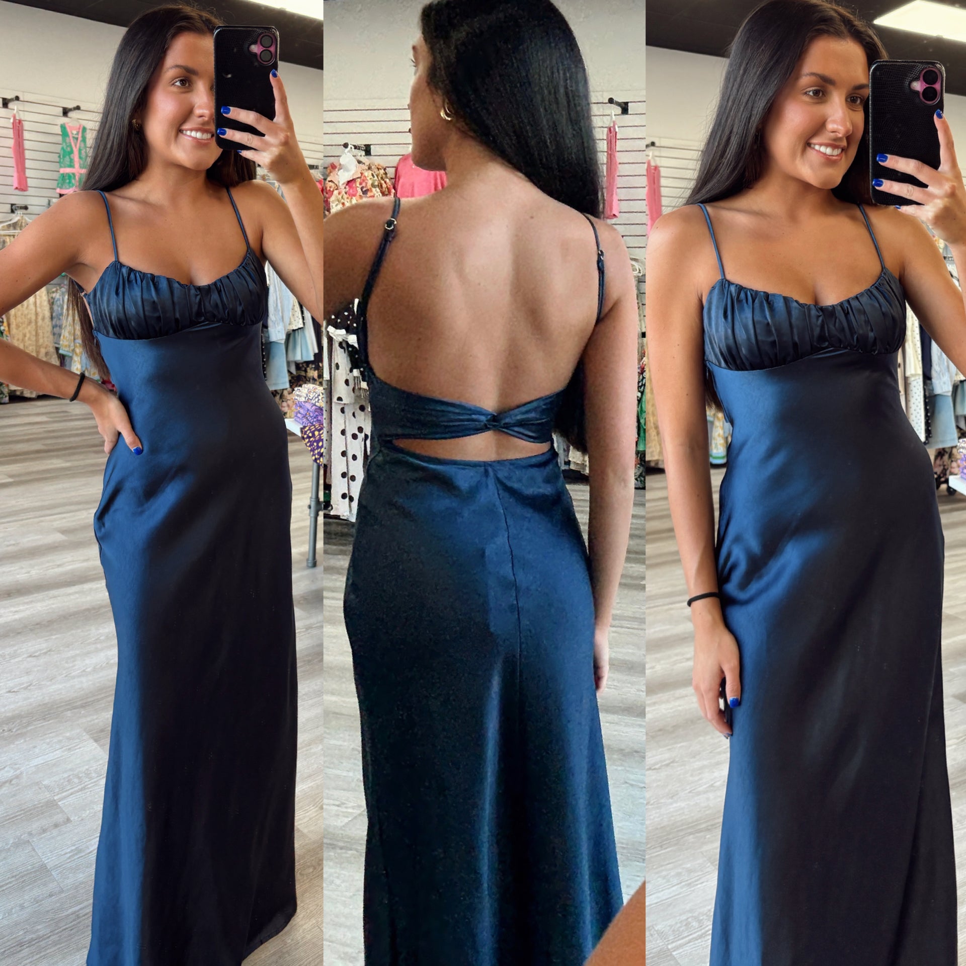 Midnight Reservations Maxi Dress