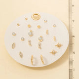 Ten Pair Stud Set | Opal and Star