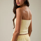 Happy Days Yellow Tube Top