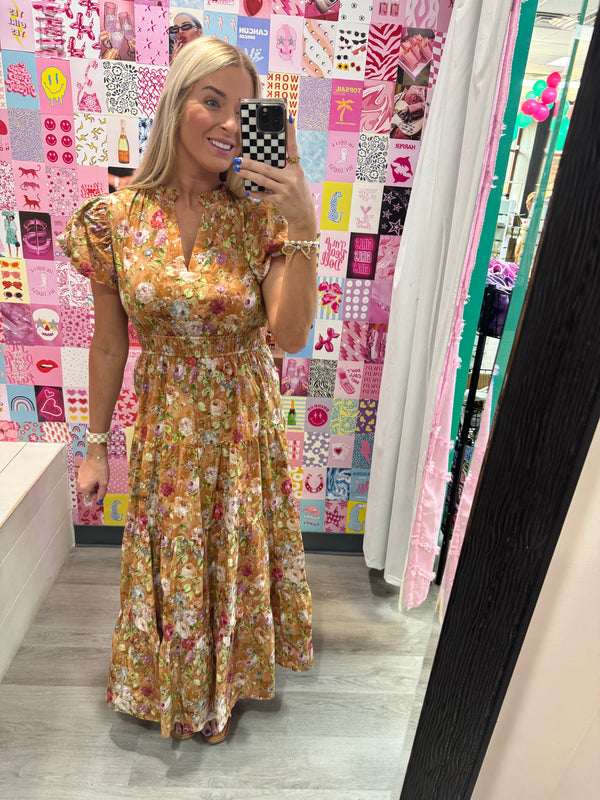 Autumn Floral Dreams Dress