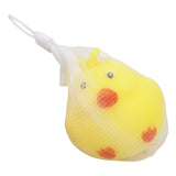 Cute Parrot Pear Fluffy Slime Filled TPR Squishy