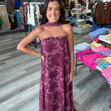 The Rosalie Maxi Dress Burgundy