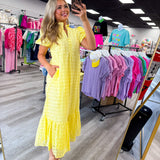 Sweet Escape Eyelete Mid Dress