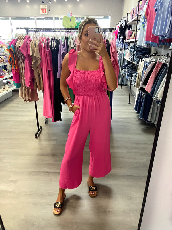 Pretty in Pink Jumpsuit