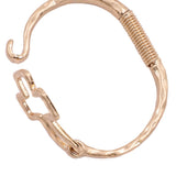 Hammered Cross Bracelet