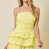 Lemon Drop Eyelet Dress