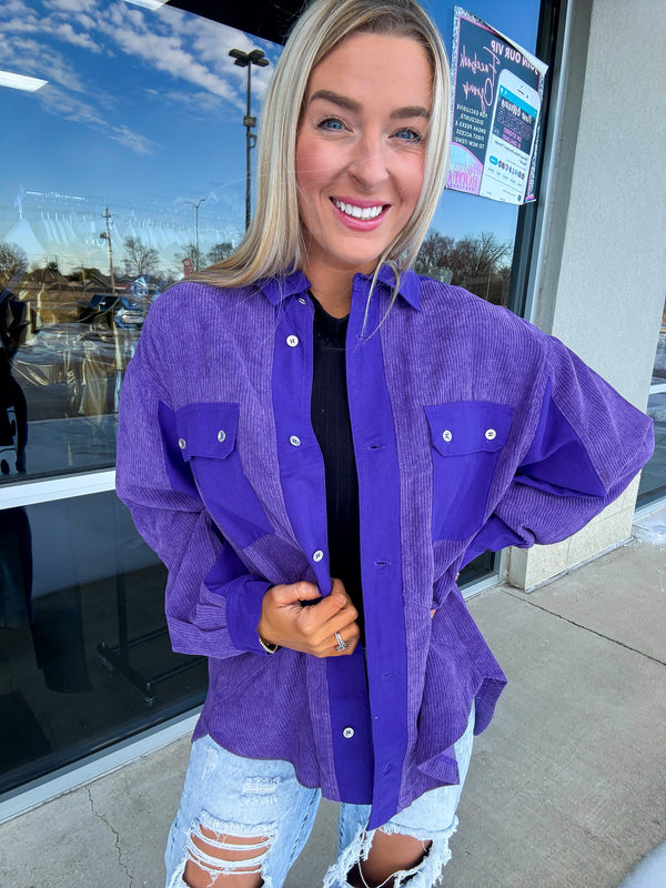Going for Purple Shacket