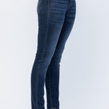 The Emma High Rise Dark Wash Relaxed Fit Judy Blue Jeans