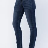 The Emma High Rise Dark Wash Relaxed Fit Judy Blue Jeans