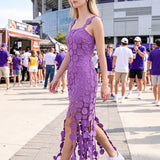 Purple Reign Midi Dress