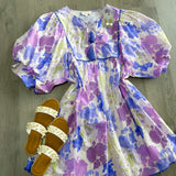 Purple Paisley Dress