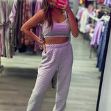 Called It Quilts - Quilted Crop and Jogger Set - ONLINE ONLY