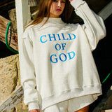 Child of God Embroidered Mock Neck