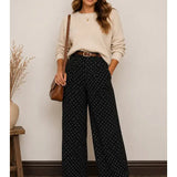 The Dot Edit Wide Leg Pants
