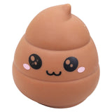 JUMBO 5.5 Inch Silly Poop Fluffy Slime Filled TPR Squishy
