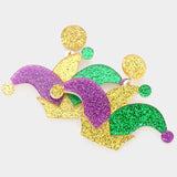 Mask Mardi Gras Earring