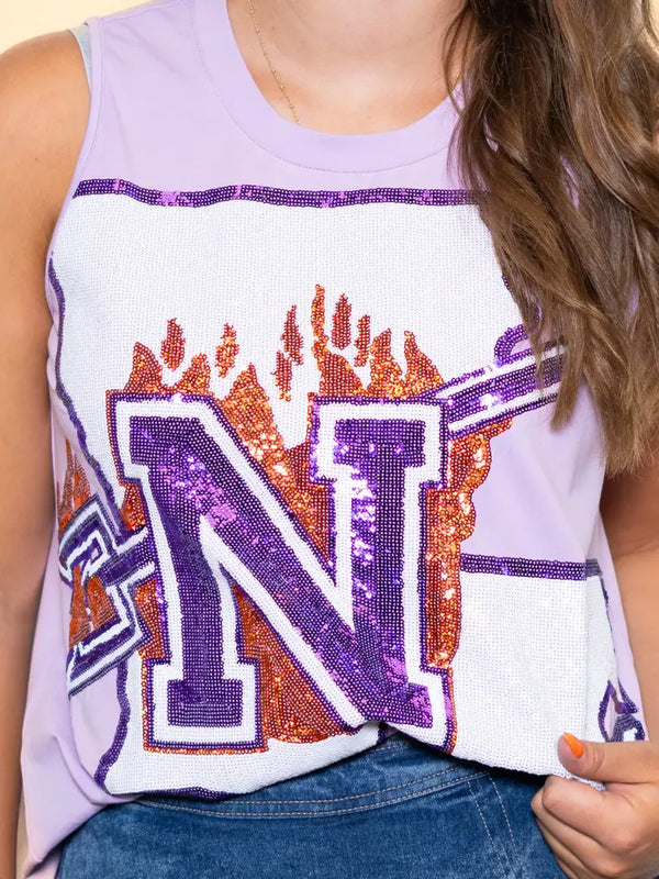 Northwestern State University (Licensed) | Sequin Tank