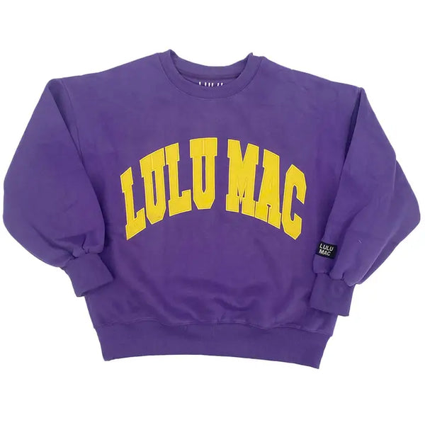 Purple Yellow LULU MAC Sweatshirt