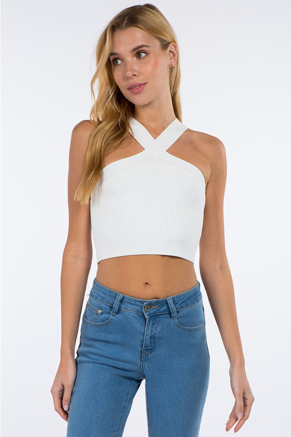 Crisscross Crop Top