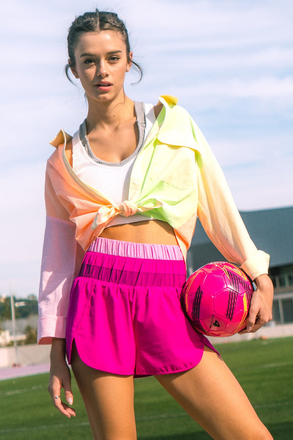 Colorblock Shorts