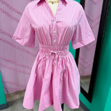 Sweet Talker Pink Stripe Dress