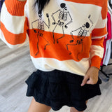 Skeleton Sweater Striped