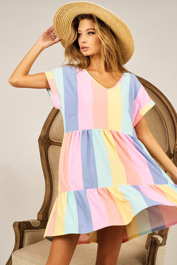 Rainbow Days Stripe Dress