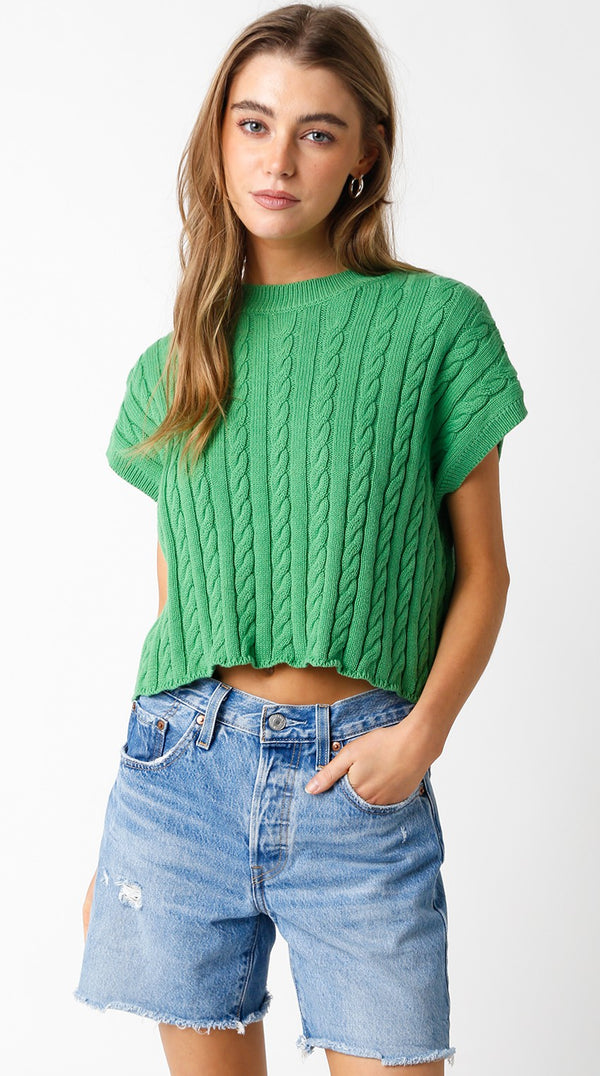 In Good Company Sweater Green