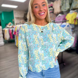 Blue Skies & Buttercups Pullover